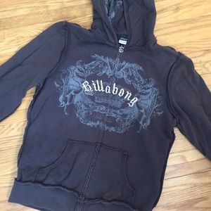 Billabong Black/Grey ZIP-Up Hoodie